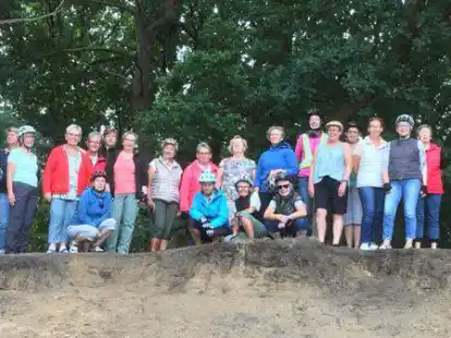 Machten einen Zwischenstopp am Tillysee bei Wardenburg: der Landfrauenverein Harpstedt-Heiligenrode