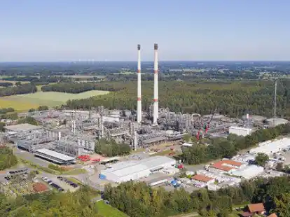 Die Erdgasaufbereitungsanlage in der Gemeinde Gro&szlig;enkneten besteht seit 50 Jahren.
