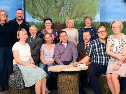 Auftritt auf der Burgpark-B&uuml;hne:  Die Speelkoppel D&uuml;ngstrup f&uuml;hrt am Sonntagnachmittag kurze Kom&ouml;dien und Sketche auf.