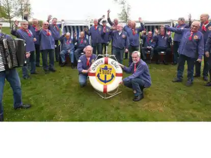 Der Shanty-Chor Hude freut sich auf seine Auftritte beim B&uuml;rgerfest.