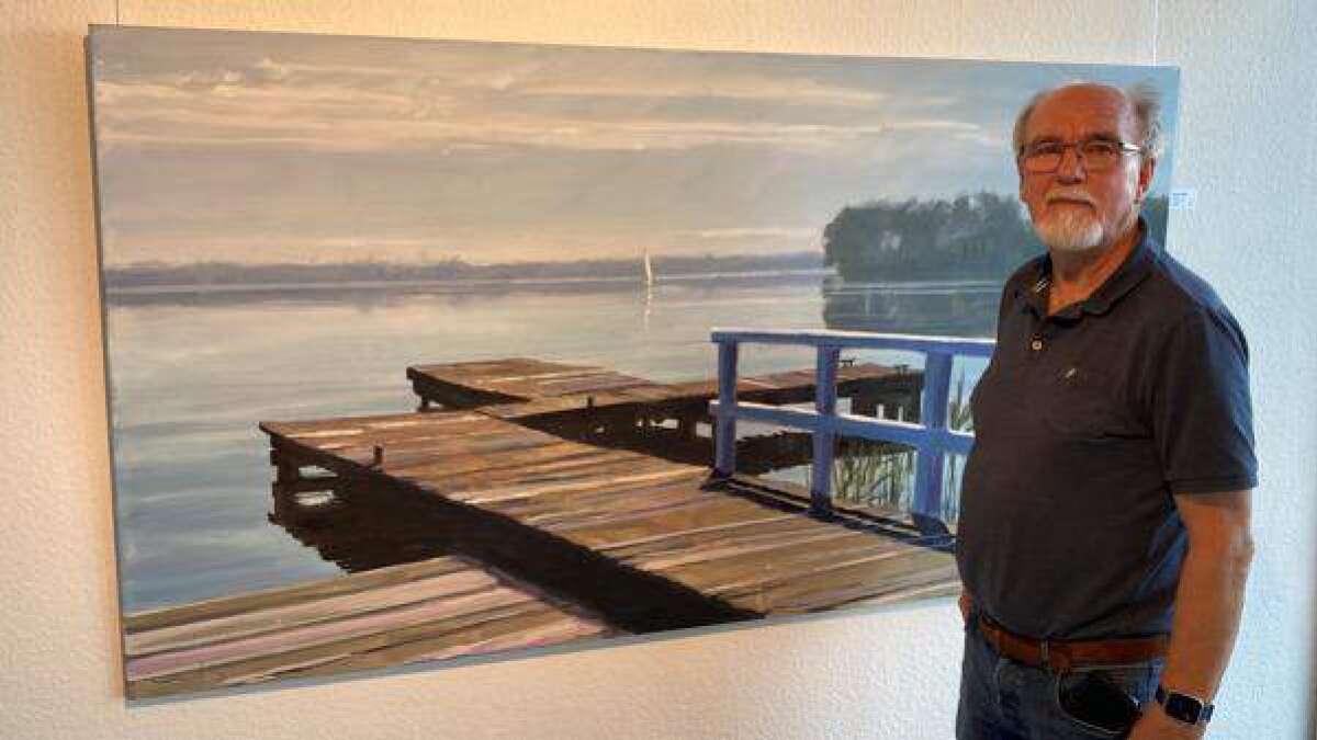 Inspiration findet Maler auch am Zwischenahner Meer
