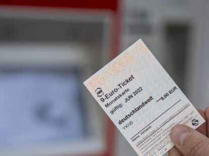 Konnte man von Juni bis August im gesamten Nahverkehr in Deutschland nutzen: das 9-Euro-Ticket.