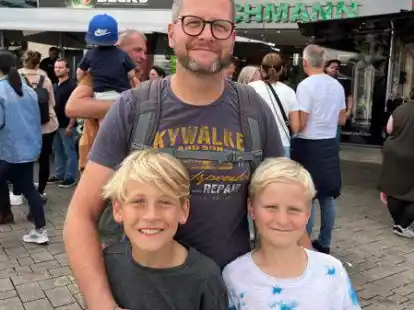 Freute sich ebenfalls &uuml;ber die tollen Angebote auf dem Kinderstadtfest &ndash; die Oldenburger Familie Nothhelfer.