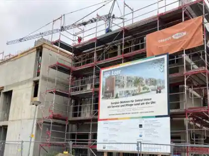 Leers neuer Seniorenwohnpark befindet sich aktuell im Rohbau.