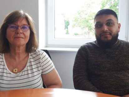 Haben bis zum Schluss f&uuml;r den Verein gek&auml;mpft: Die Vorsitzende Gabriele K&ouml;nig und ihr Stellvertreter Naim Jahjic