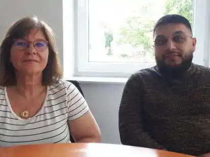 Haben bis zum Schluss f&uuml;r den Verein gek&auml;mpft: Die Vorsitzende Gabriele K&ouml;nig und ihr Stellvertreter Naim Jahjic