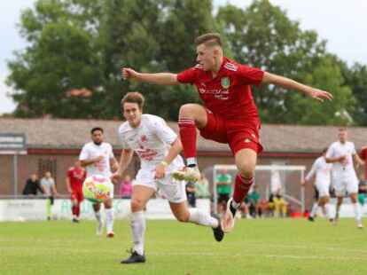 Eine Nummer zu gro&szlig; f&uuml;r Norden: Gerade im zweiten Durchgang hatte der TuS Pewsum noch Reserven, die ihm Vorteile verschafften.