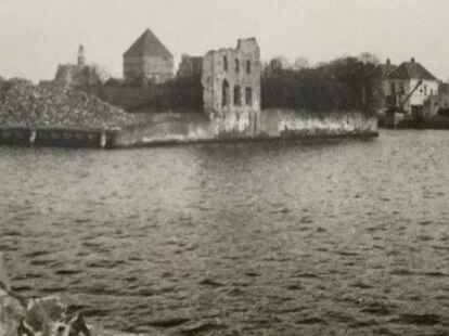 G&auml;hnende Leere: Schreyers Hoek im Jahre 1946.