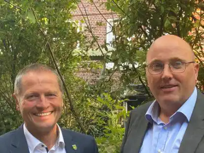 In die Gesch&auml;ftsf&uuml;hrung aufger&uuml;ckt: Andreas Epple (links) und Heiko Goldenstein.
