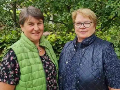 Hoffen auf Frauen, die in die Vorstandsarbeit bei den Kirchhatter Landfrauen einsteigen: Ria Schr&ouml;der und B&auml;rbel Rodiek (von links).