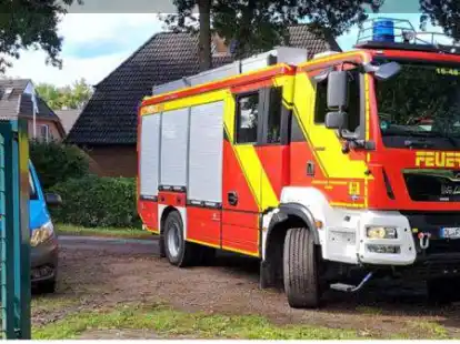 Gleich zu zwei Eins&auml;tzen kam es am Dienstag f&uuml;r die Feuerwehr Hude an der Hermann-Allmers-Stra&szlig;e.