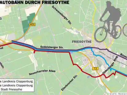 Diese drei Streckenverl&auml;ufe stehen zur Diskussion.