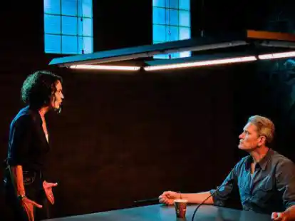 Das Verh&ouml;r dauert an: Kessler (G&ouml;tz Otto) verliert langsam seine Verbindlichkeit und Lena Odenthal (Ulrike Folkerts) die Geduld.