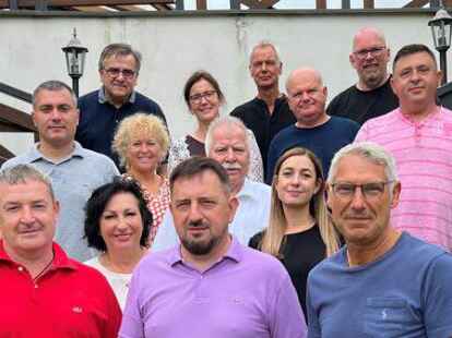 Eine Delegation aus Gro&szlig;enkneten traf sich mit Vertretern der Partnergemeinde Suprasl und deren ukrainischer Partnergemeinde in Polen.