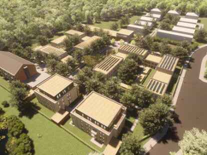 Ein Beispiel f&uuml;r die neuen digitale Welten: Thiemo Eddiks fertigte eine Darstellung der &bdquo;Hellen Heide&ldquo; auf dem Fliegerhorst an.