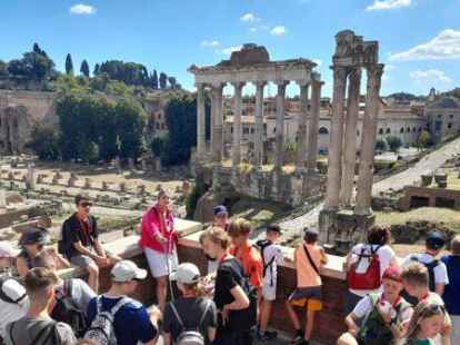 In der ewigen Stadt Rom gibt es f&uuml;r die 917 Sch&uuml;ler des ULF viel zu entdecken.