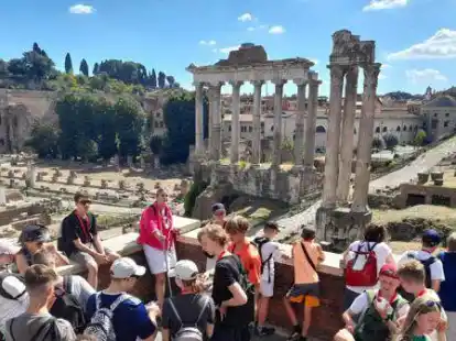 In der ewigen Stadt Rom gibt es f&uuml;r die 917 Sch&uuml;ler des ULF viel zu entdecken.