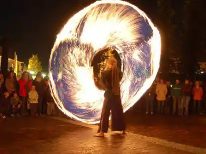 Das Element Feuer hat auf dem Eisenfest eine besondere Bedeutung.