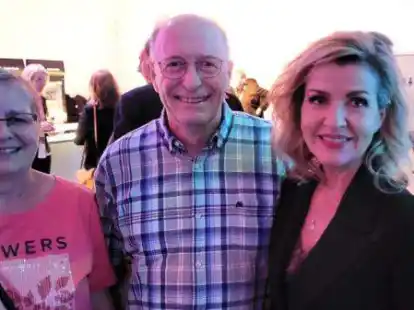Pers&ouml;nliches Kennenlernen (von links): Ingrid und Horst K&ouml;ster trafen auf die Pr&auml;sidentin der Deutschen Krebshilfe, Anne-Sophie Mutter.