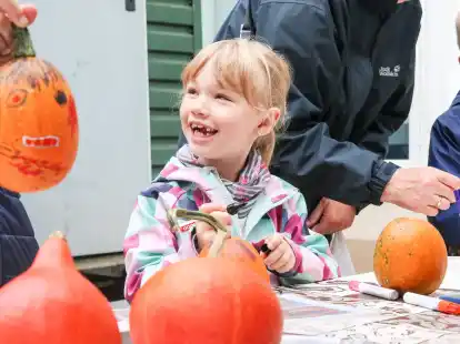 Der Braker Herbstmarkt ist bei jung und alt gleicherma&szlig;en beliebt.