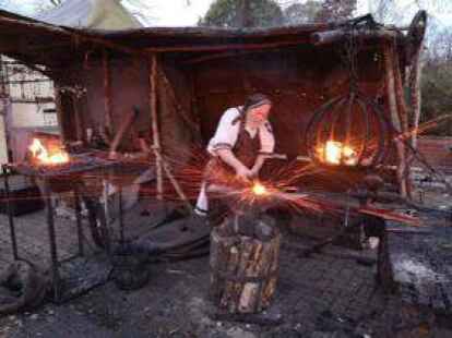 Auch ein Schmied wird auf dem mittelalterlichen Friesenmarkt vertreten sein. Foto:  Mandy Grijze