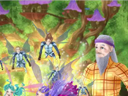 Der Zauberer Butjaculix erlebt viele Abenteuer. Das Kinderbuch aus der Feder von Michael Kranz spielt in Butjadingen.