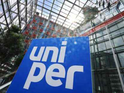 Wird vom Staat gerettet: Uniper (im Bild das Foyer der Zentrale in D&uuml;sseldorf)