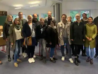 Traf sich an der Zinzendorfschule nach 25 Jahren wieder: der Abiturjahrgang 1997