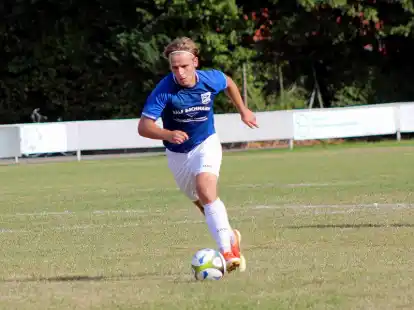 Mittelfeldmotor, emsiger Antreiber und zweifacher Torsch&uuml;tze: Brian Wienekamp wusste erneut zu &uuml;berzeugen.