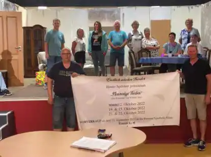 Probt f&uuml;r ein neues Theaterst&uuml;ck in Hinte: die &bdquo;Sp&ouml;ldeel&ldquo;.