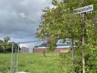 &Uuml;ber das Baugrundst&uuml;ck ist nach Abriss der alten Hallen l&auml;ngst Gras gewachsen: das Score-Areal hinter dem Schaumwerk.