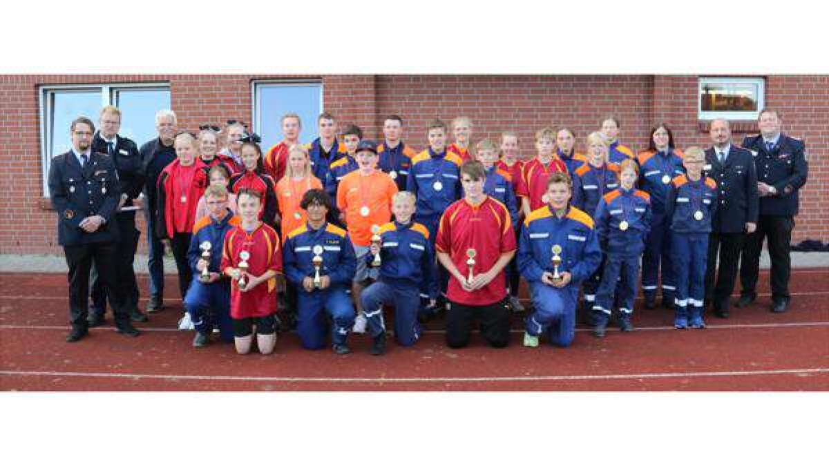 Wesermarsch Wettbewerbe der Jugendfeuerwehren in Jaderberg