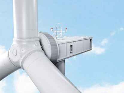 Die E-175 EP5, entwickelt von Enercon, ist derzeit Europas gr&ouml;&szlig;te Windturbine mit einem Durchmesser von 175 Metern.