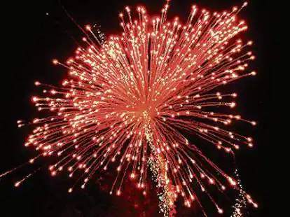 Ein Feuerwerk am Nachthimmel (Symbolbild): Das wird am Samstag, 5. November, in Augustfehn zu sehen sein.