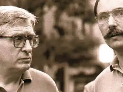 Zwei Glücksfälle für den Oldenburger Basketball: Gerold Lange (links) und Ralph Ogden im Jahr 1994