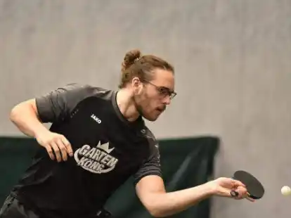 Sorgte beim 1:9 von SWO bei der TSG Dissen mit Alex Oleinicenko f&uuml;r den einzigen Oldenburger Punkt: Lukas Wraase