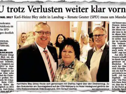 So berichtete die NWZ vor f&uuml;nf Jahren.