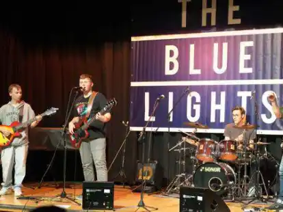 Begeisterte die Zuh&ouml;rer: die Band &bdquo;The Blue Lights&ldquo; der Kreismusikschule in Wildeshausen
