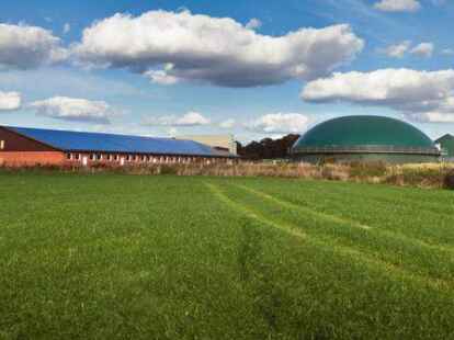 Soll erweitert werden: die Biogasanlage der Familie Ahlers in D&uuml;ngstrup.