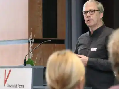 Sprach an der Uni Vechta: Richard Heinen