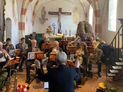 Musikalische Kl&auml;nge in kirchlicher Kulisse: Der Posaunenchor hat ein Konzert gegeben.