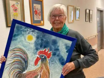 Zita Hobbensiefken stellt ihre Bilder bis Ende des Jahres in der Fachklinik f&uuml;r Orthop&auml;die in Stenum aus.