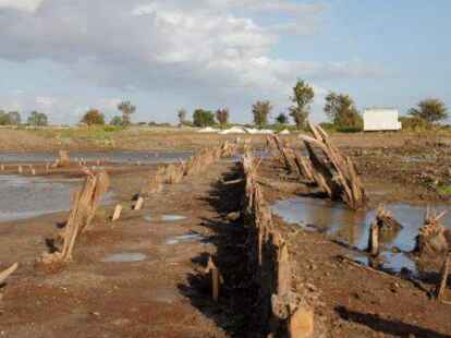 Der Stackdeich in Emden-Jar&szlig;um aus dem 16./17. Jahrhundert