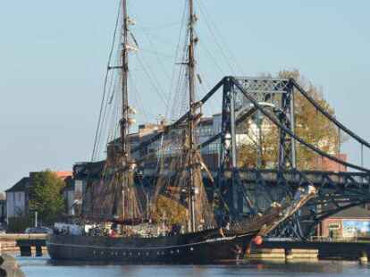 Die Brigg &bdquo;Roald Amundsen&ldquo; kann eine Segelfl&auml;che von 850 Quadratmeter setzen.