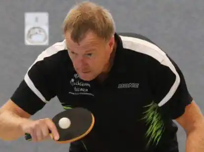 Werner Dorn kassierte mit dem TTC Waddens eine Niederlage.