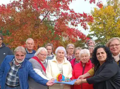 Ehrenamtliche Mitarbeiterinnen und Mitarbeiter des Mehrgenerationenhauses suchen neue R&auml;ume: (von links) Ren&eacute; Hellmann,  Manfred Langwald, J&uuml;rgen Vetter, Brigitte Reichel, Petra K&ouml;cke, Linde Bethke, Sabine Herdel, Inge Bitter, Gisela Ruhfaut, ReneJustavitz, Rita Meyer, Seham Cercur und Annette Grummt.