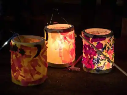 In der dunklen Jahreszeit freuen sich viele Kinder darauf, mit Laternen durch die Stra&szlig;en zu ziehen. (Symbolbild)