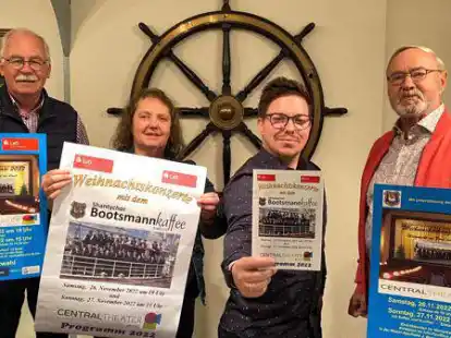 Das Programm stellten (von links) Karl Heinz von Th&uuml;len, Kerstin Seeland, Patrick Ahlers und Hans-Werner Bergner vor.