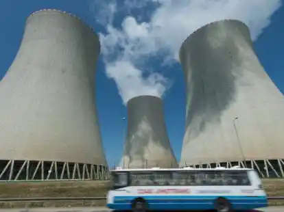 Dasb Atomkraftwerk Temelin in TSchechien