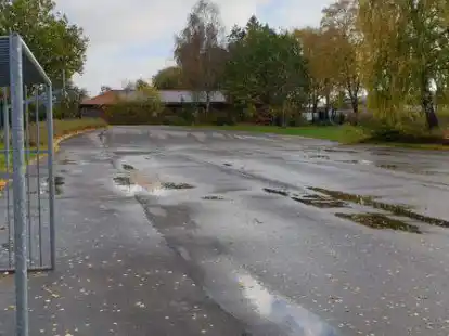 Ein tristes und monotones Bild bietet derzeit die Jugendfreizeitanlage in Ahlhorn. Sie wird neu gestaltet.